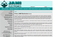Desktop Screenshot of jamiel.cz