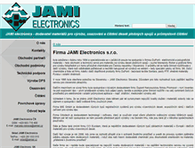 Tablet Screenshot of jamiel.cz